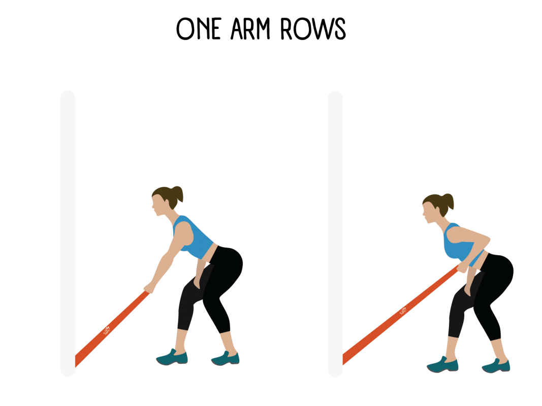 One Arm Rows